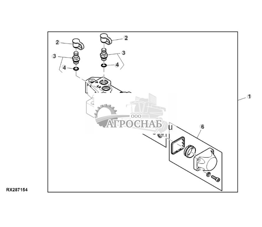 Коллектор, торцевая крышка SCV - ST900690 743.jpg
